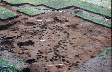 Mount Sandel excavation in Coleraine, Northern Ireland