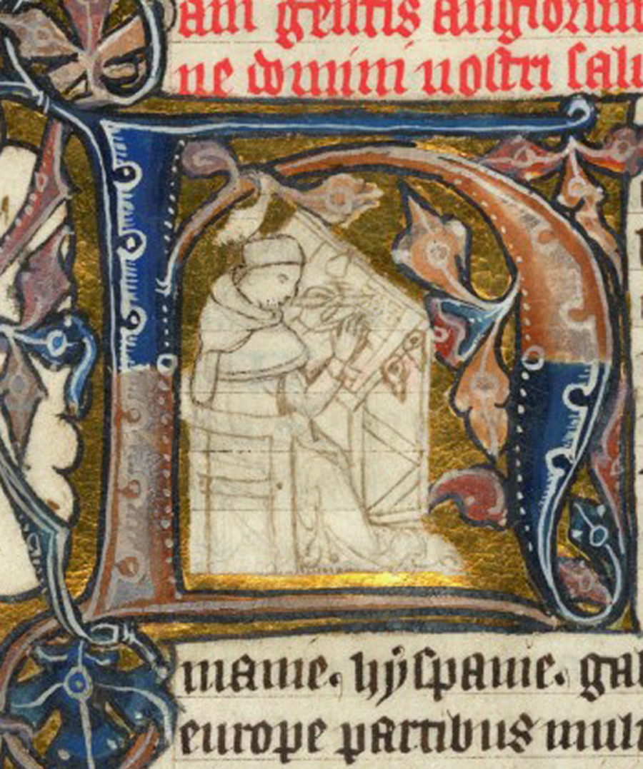 medieval image of the venerable bede