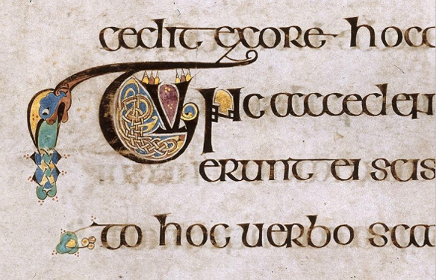 part-page from book of kells
